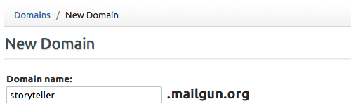 Configure your Mailgun Domain